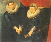 DYCK, Sir Anthony Van Portrait of a Married Couple dfh oil painting artist
